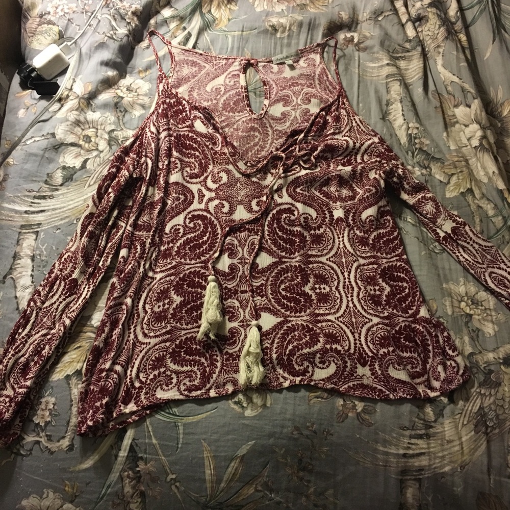 Long sleeve flowy shirt